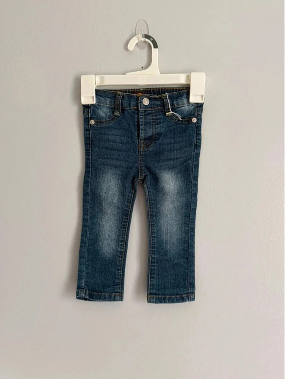 7 For All Mankind Baby Jeans 18M Straight Leg Denim